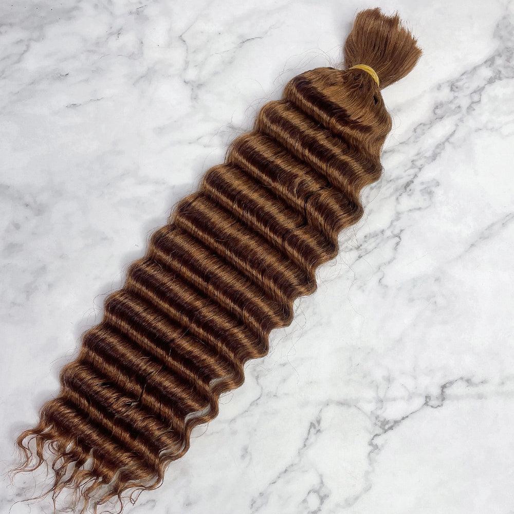 JYZ Bulk Human Hair 30# Deep Wave For Braiding - JYZ HAIR