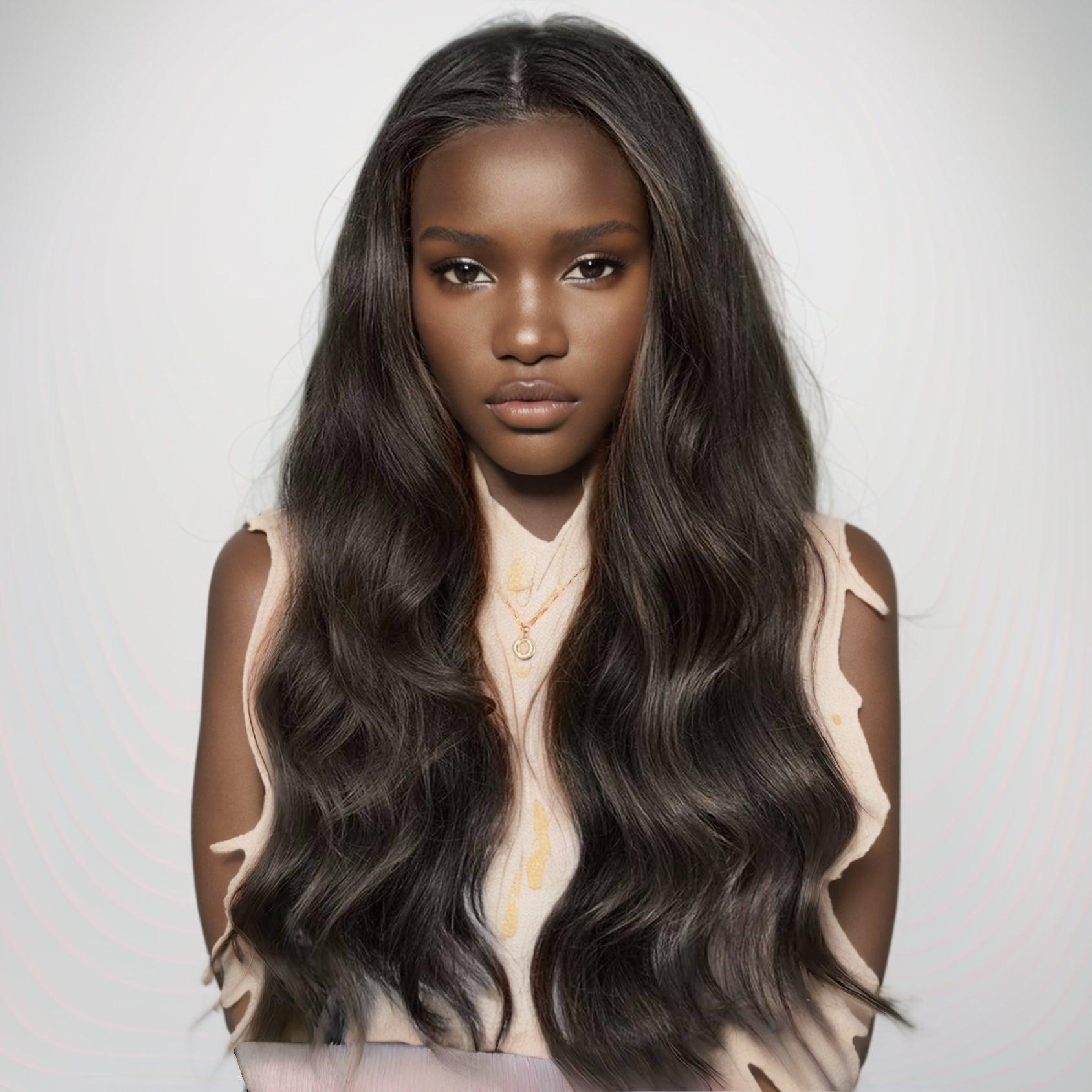 JYZ Body Wave Tape In Human Hair Extensions 100% Remy Virgin Hair Extension Adhesive Invisible Brazilian Hair Tape Ins 2.5g/Piece - JYZ HAIR