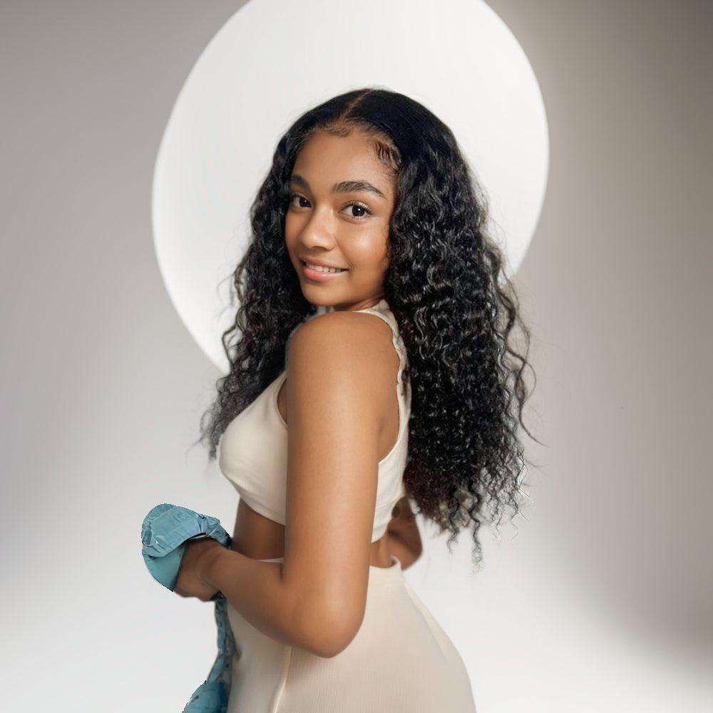 JYZ Deep Curly Bulk Human Hair No Weft For Boho Braids