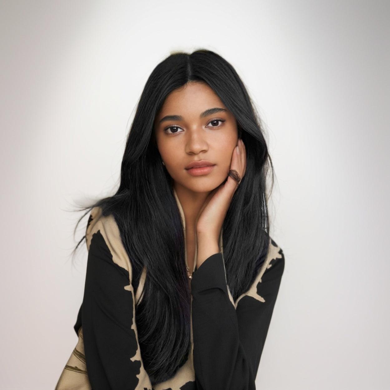 JYZ Human Hair I Tip Extensions Color #1 Jet Black I tip Keratin Extension Body Wave Stick Tip Keratin Fusion Hair 1g/Strand - JYZ HAIR