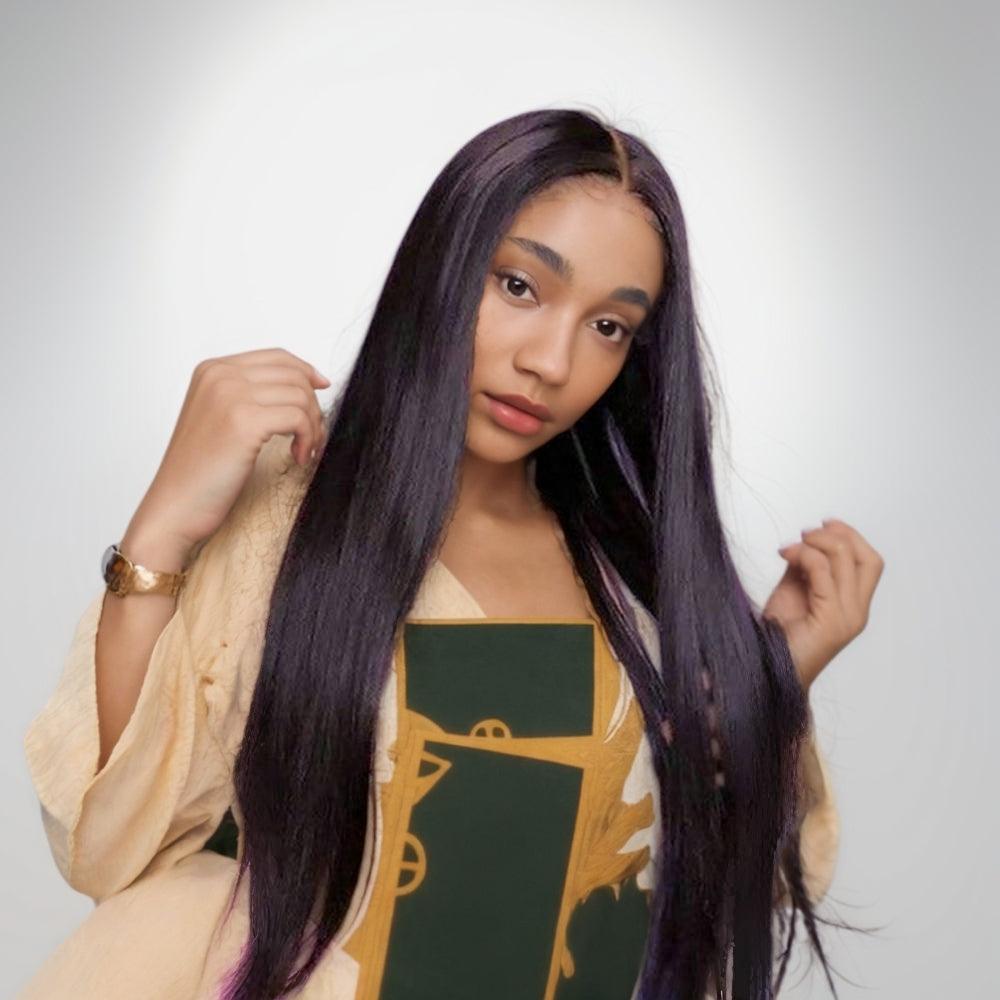 JYZ Natural Hairline Straight Transparent HD Ear to Ear Lace Frontal