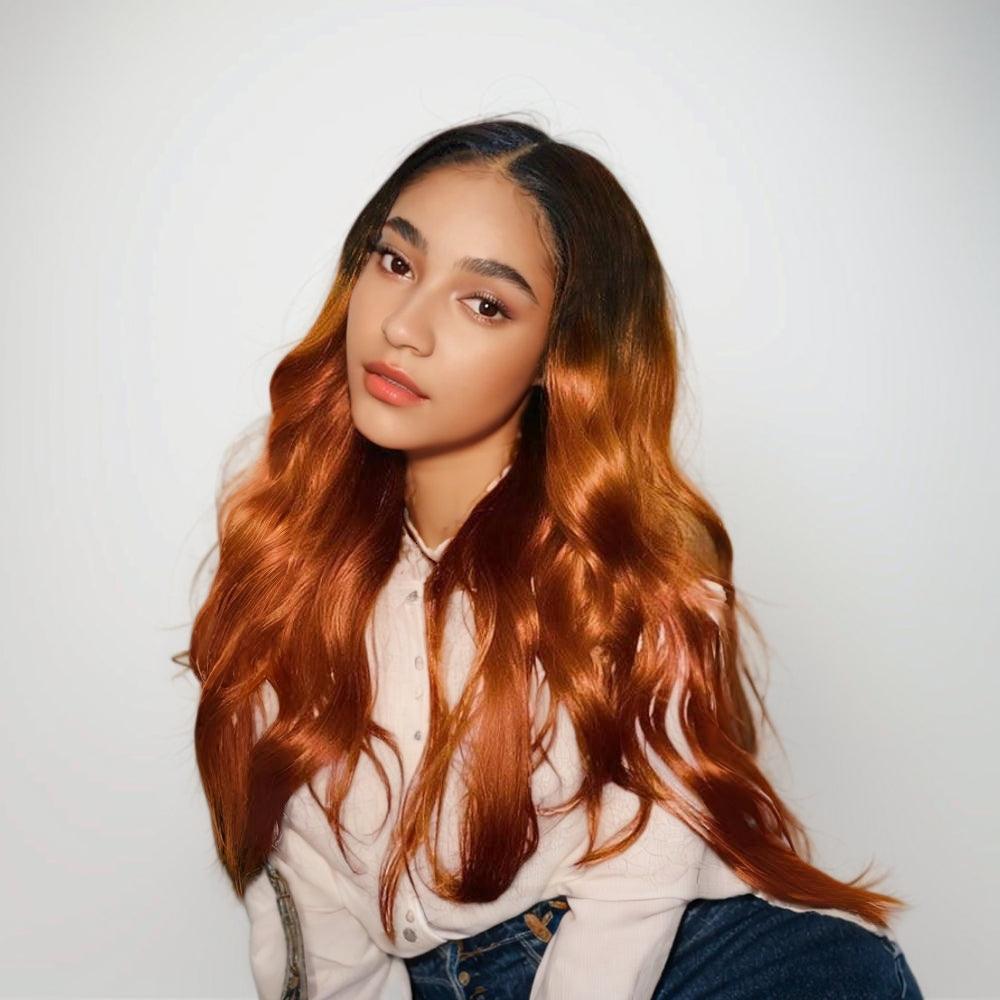 JYZ Ombre 1B/30# Brazilian Raw Hair Body Wave 3 Bundles/Lots - JYZ HAIR