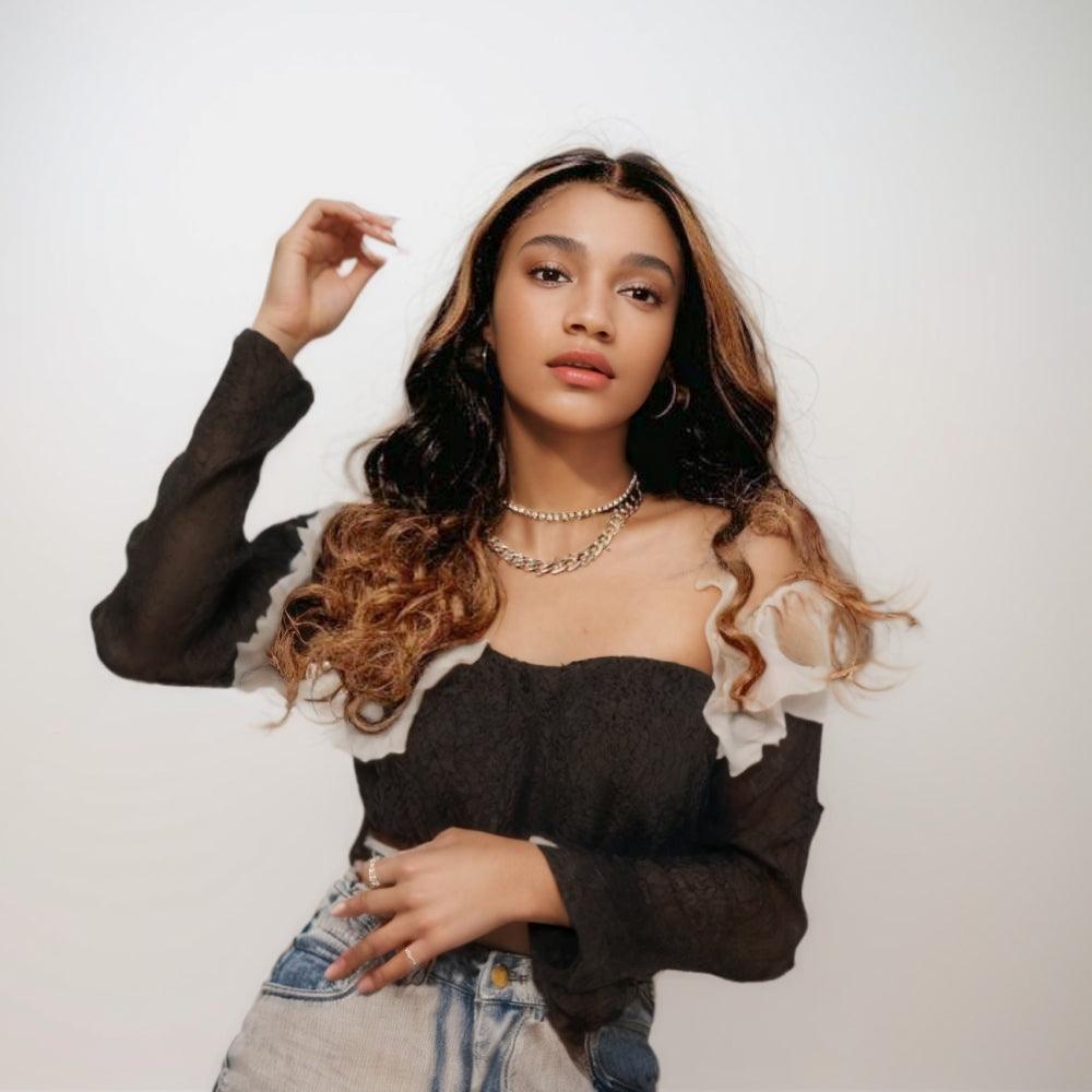 JYZ Ombre Curly 1B/27# Lace Frontal Wigs Pre Plucked