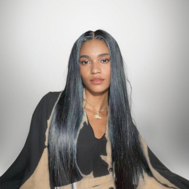 JYZ Pre Plucked Natural Straight Virgin Hair 13X4 Lace Front Wigs