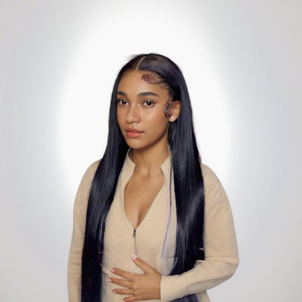 JYZ Straight 4x4 5x5 Free Part Swiss Transparent HD Lace Closure