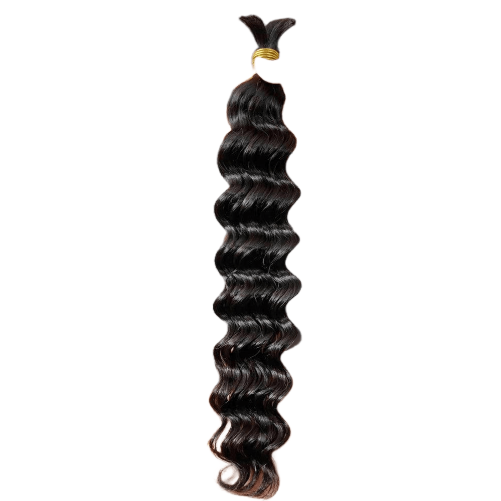 JYZ 1B# Loose Deep Bulk Virgin Human Hair No Weft For Boho Braids