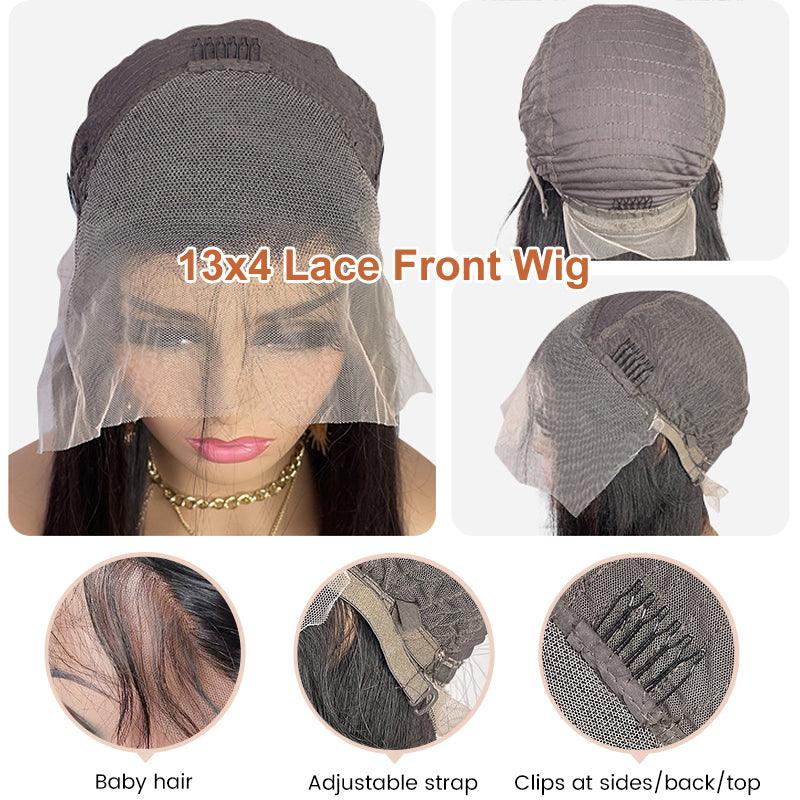 JYZ Bob Straight Human Hair Lace Front Wigs Pre Plucked - JYZ HAIR