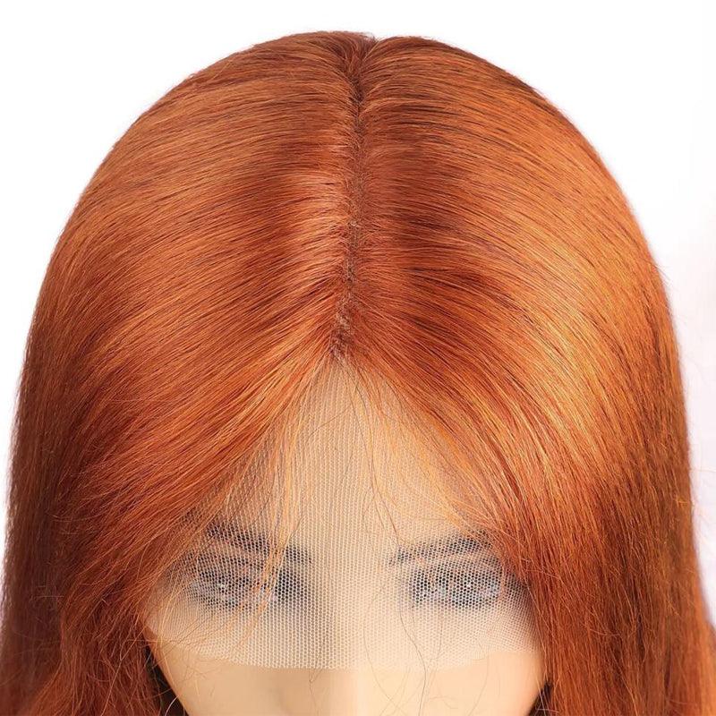 JYZ Ginger 350# Straight Invisible Lace Frontal Human Hair Wigs - JYZ HAIR