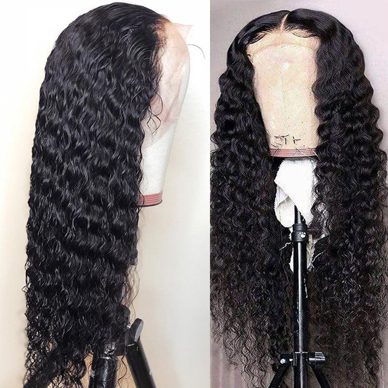 JYZ Deep Wave Invisible Swiss Film 4X4 HD Lace Closure Wigs - JYZ HAIR