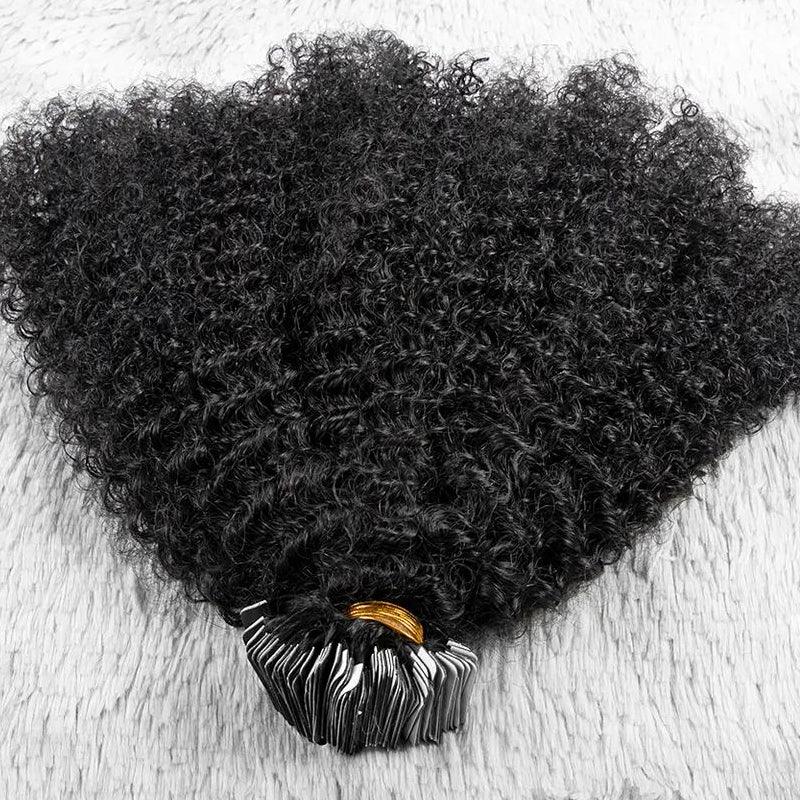 JYZ Kinky Hair Tape In Hair Extensions Cuticle Aligned Remy Afro Kinky Curly Human Hair Tape Hair Extension for Black Women 2.5g/piece - JYZ HAIR