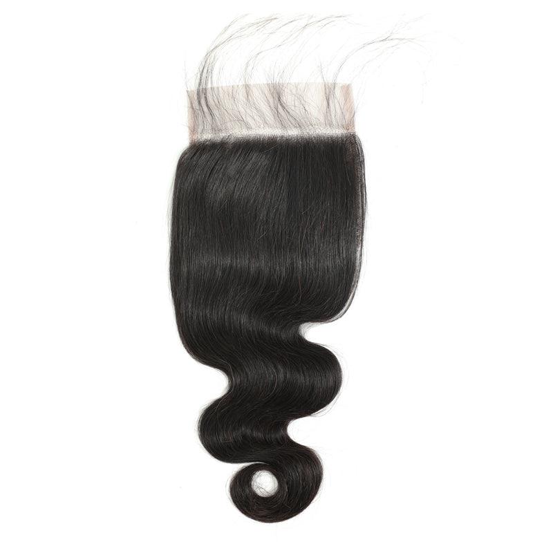 JYZ Body Wave 4x4 5x5 Brazilian Human Hair Swiss Transparent HD Lace Closure - JYZ HAIR