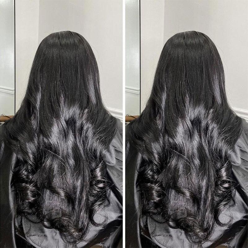 JYZ Human Hair I Tip Extensions Color #1 Jet Black I tip Keratin Extension Body Wave Stick Tip Keratin Fusion Hair 1g/Strand - JYZ HAIR