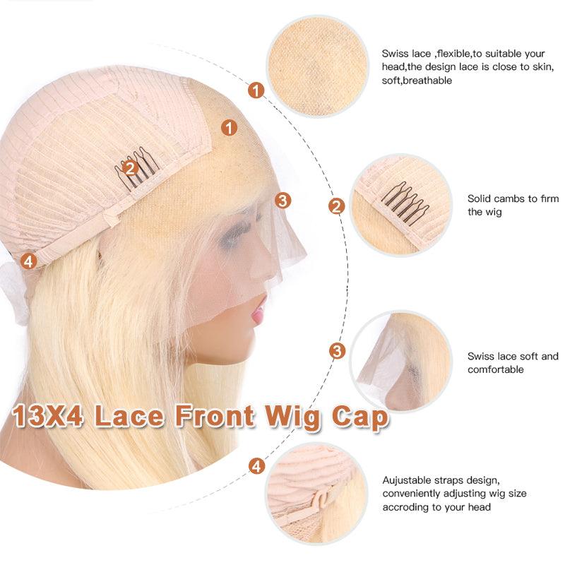 JYZ Deal 613# Blonde 10 inch Short Bob Human Hair Wigs - JYZ HAIR