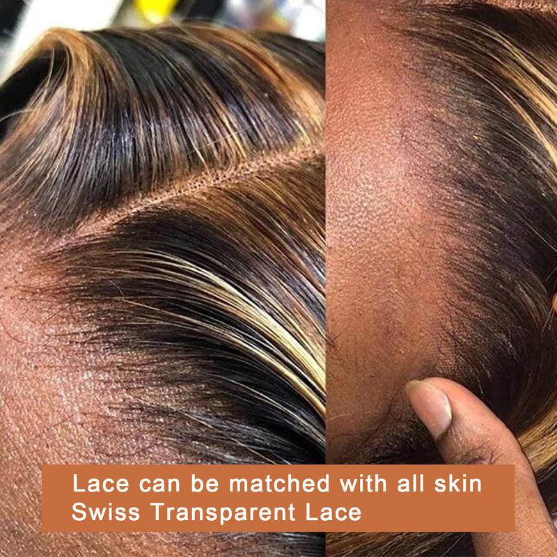 JYZ Highlight 4#/27# Straight Brazilian Human Hair Wigs - JYZ HAIR