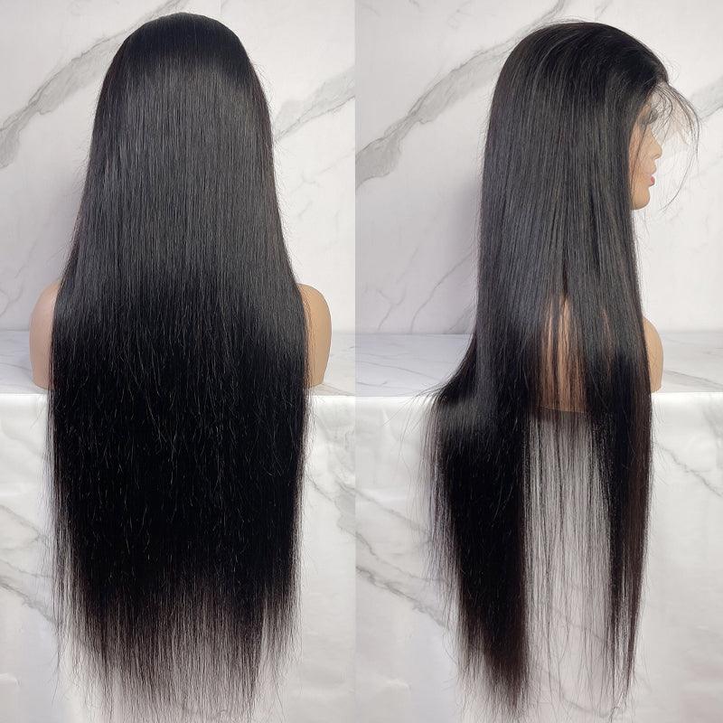 JYZ Natural Pre-Plucked Hairline Straight Human Virgin Hair Lace Front Wigs - JYZ HAIR