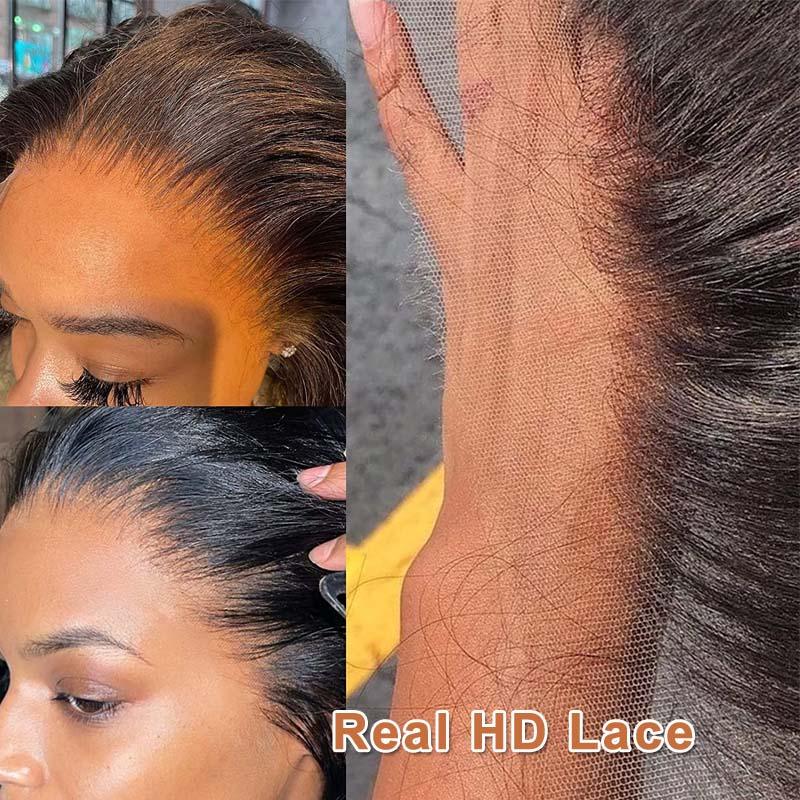 JYZ Natural Hairline Straight Transparent HD Ear to Ear Lace Frontal - JYZ HAIR