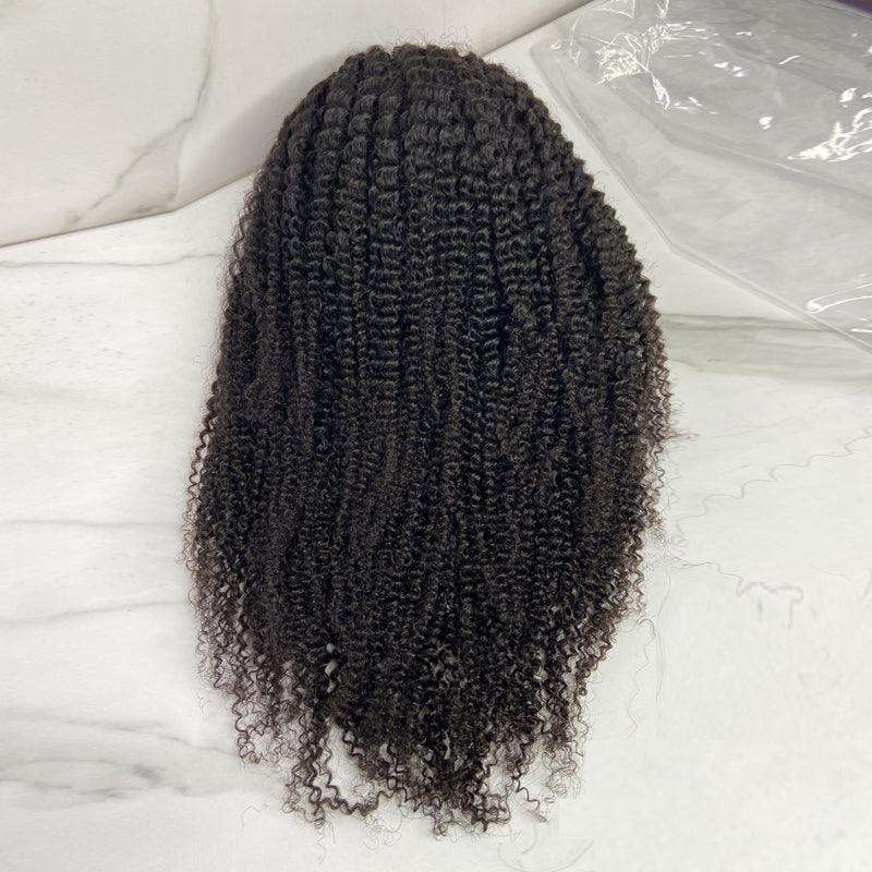 JYZ Kinky Curly Brazilian Lace Closure Frontal Wigs Pre Plucked 180% Density - JYZ HAIR