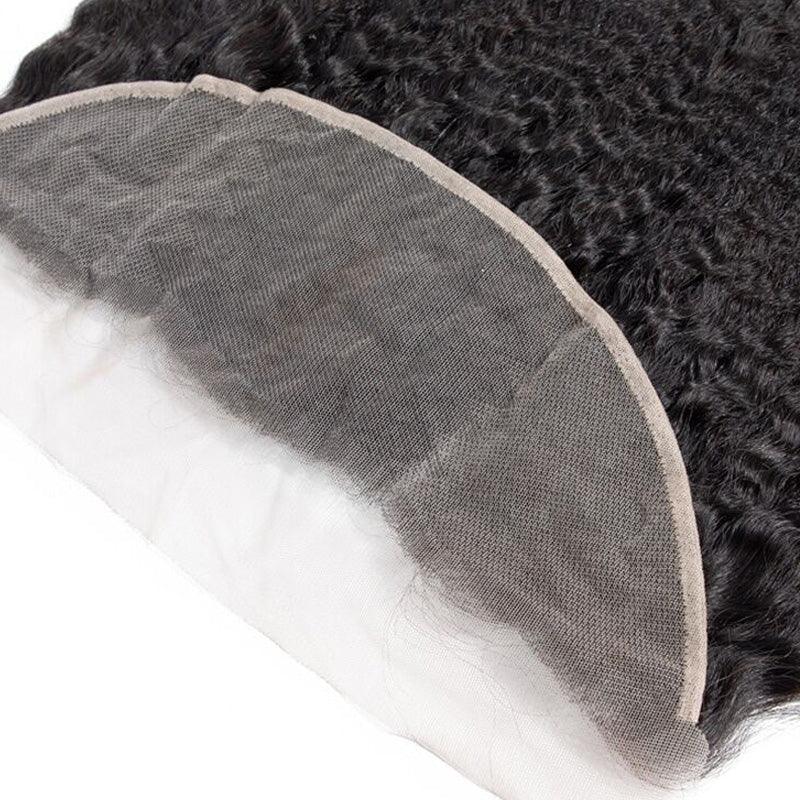 JYZ Kinky Straight Brazilian Virgin Hair Bundles 3Pcs/Pack With Lace Frontal - JYZ HAIR