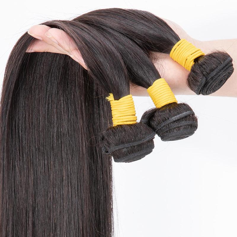 JYZ 10A Raw Brazilian Straight Hair Bundles 3 Pcs/Lot