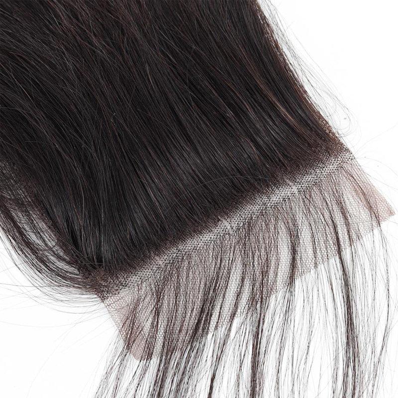 JYZ Straight 4x4 5x5 Free Part Swiss Transparent HD Lace Closure - JYZ HAIR