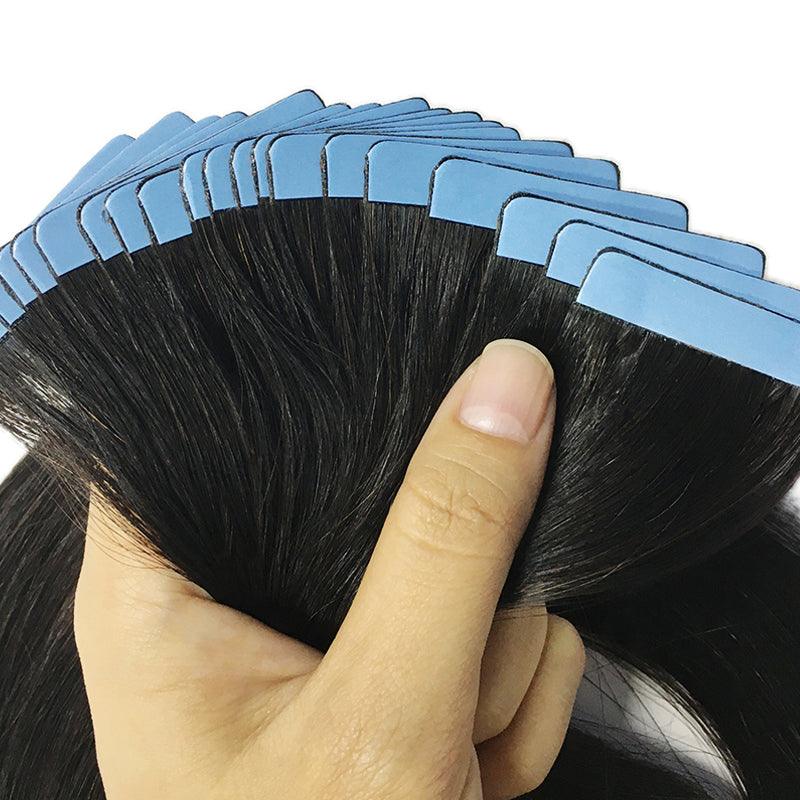 JYZ Body Wave Tape In Human Hair Extensions 100% Remy Virgin Hair Extension Adhesive Invisible Brazilian Hair Tape Ins 2.5g/Piece - JYZ HAIR