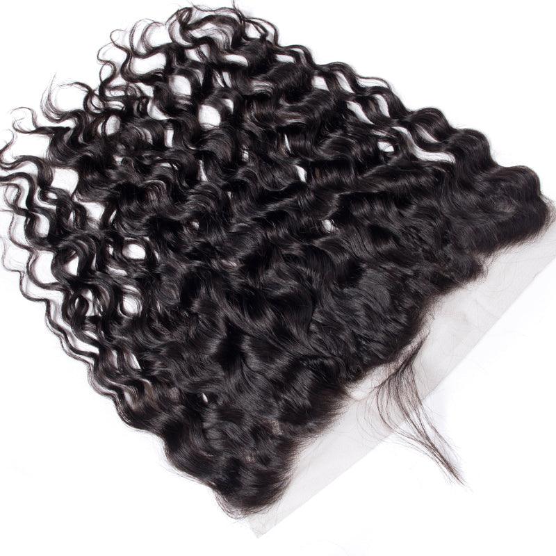 JYZ Brazilian Water Wave Virgin Remy Human Hair Bundles With Swiss Lace Frontal - JYZ HAIR