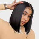 JYZ Bob Straight 4x4 Transparent HD Lace Closure Wigs Brazilian Virgin Hair - JYZ HAIR