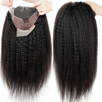 JYZ Kinky Straight Lace Front Human Hair Wigs Natural Looking - JYZ HAIR