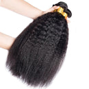 JYZ Kinky Straight Peruvian Raw Hair Weave Bundles 3 Pcs/Pack - JYZ HAIR