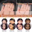JYZ Deep Curly 4x4 Transparent HD Lace Closure Wig - JYZ HAIR