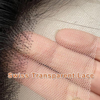 JYZ Body Wave 4x4 5x5 Brazilian Human Hair Swiss Transparent HD Lace Closure - JYZ HAIR